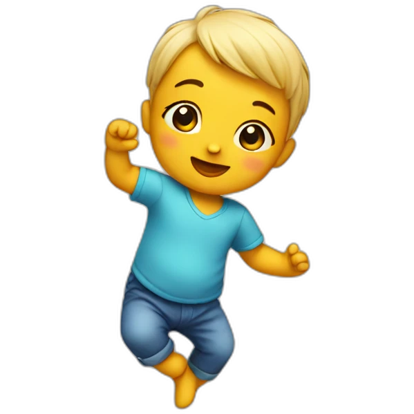 Baby dancing emoji