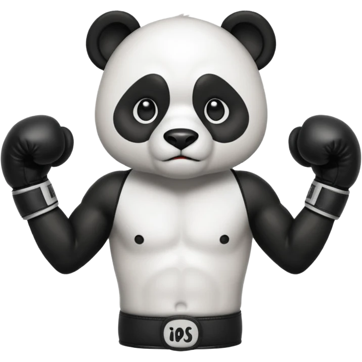 Panda boxer  emoji