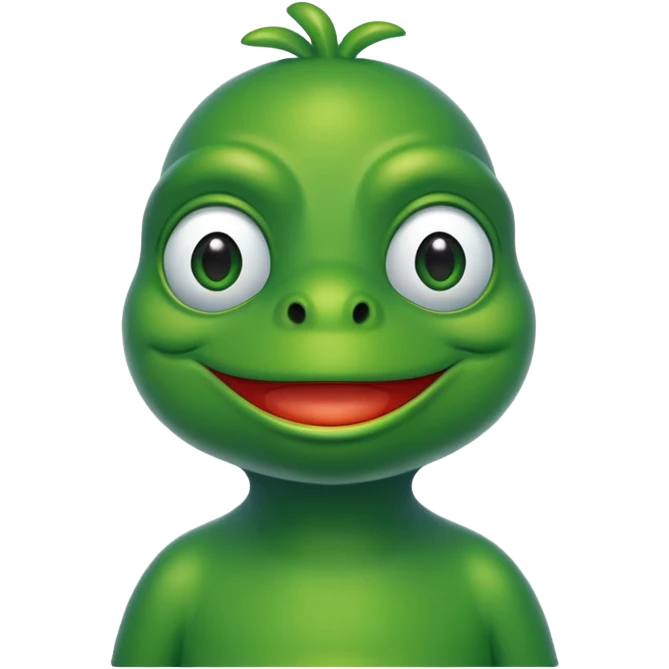 Green pepe emoji