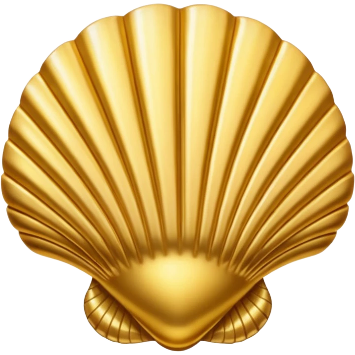 gold shell emoji