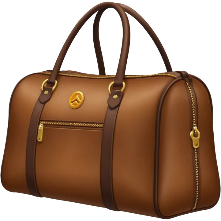 Brown gym bag emoji