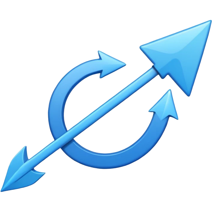 Animated arrow emoji