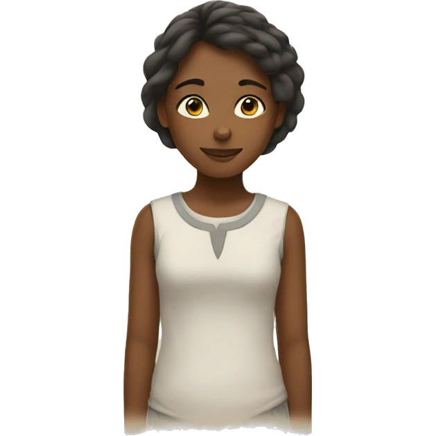 Peaceful girl emoji