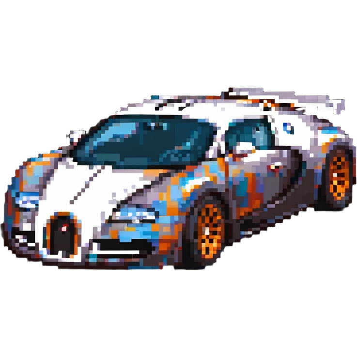 Bugatti Veyron racing car emoji