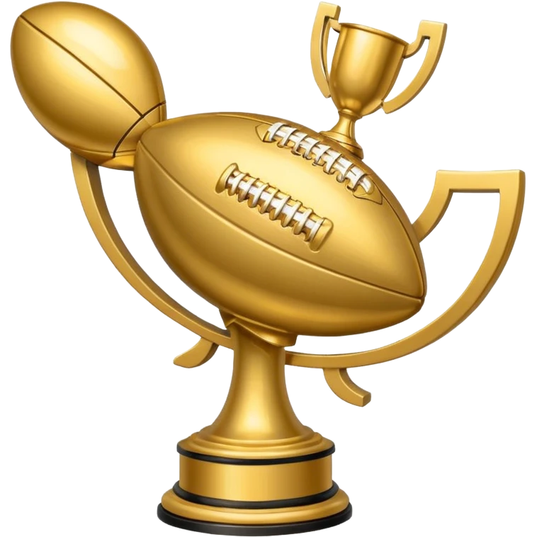 Superbowl trophy emoji
