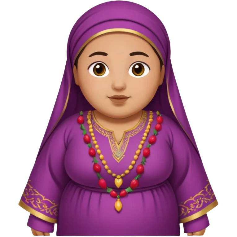 Cute moroccan chubby berry emoji