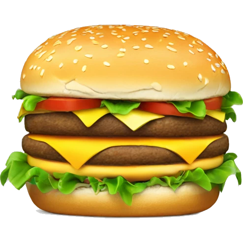 Tropical cheeseburger  emoji