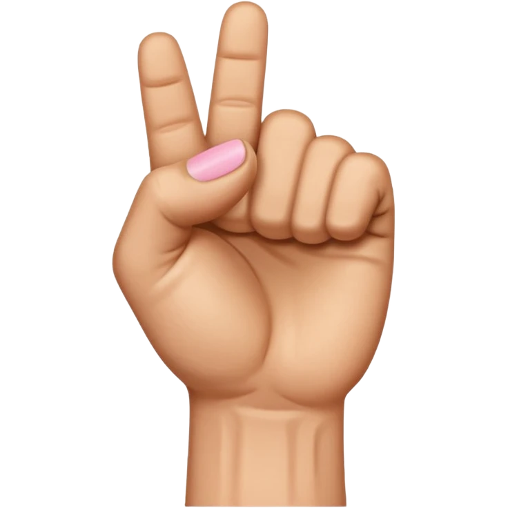 light brown hand in a fist with pinky finger raised emoji