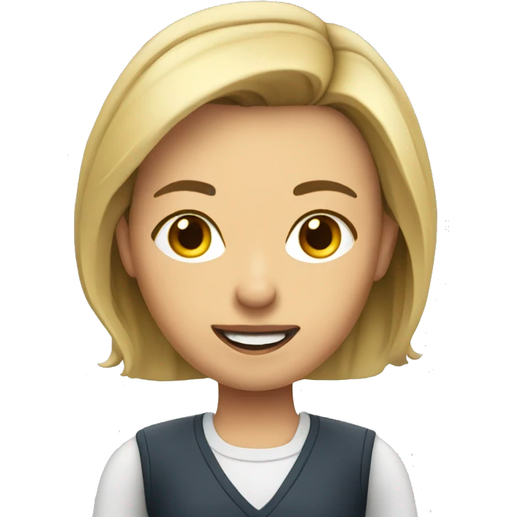 tv sportive girl reporter  emoji