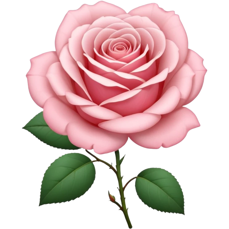 rose shape flower, no stem, no leaves, now make THE FLOWER WHITE MAKE IT ALL WHITE  emoji