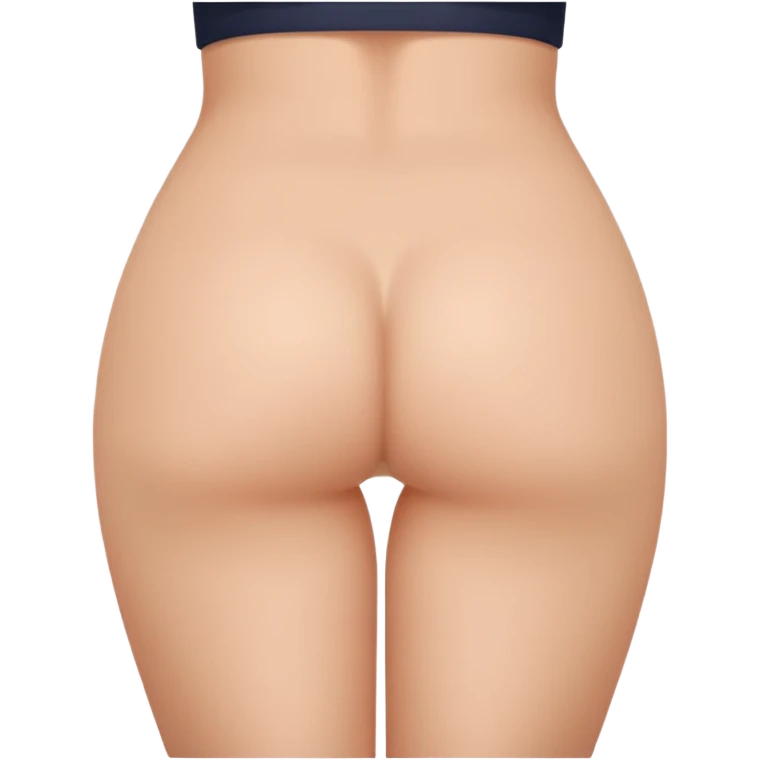 woman with a perky butt emoji