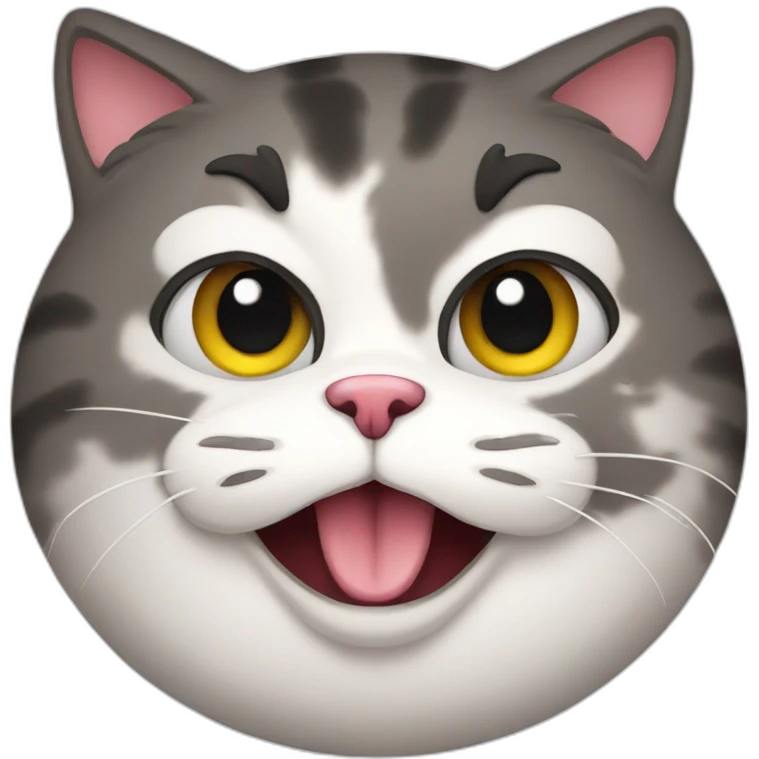 crazy fat cat emoji