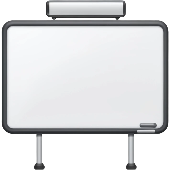 whiteboard in classroo emoji