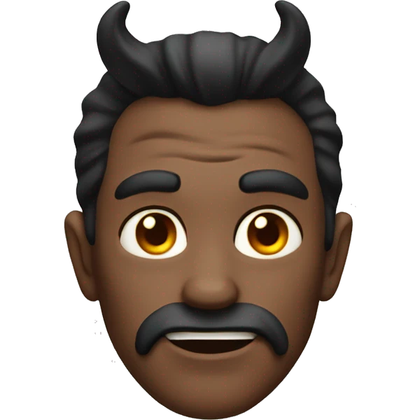 Half devil half man  emoji