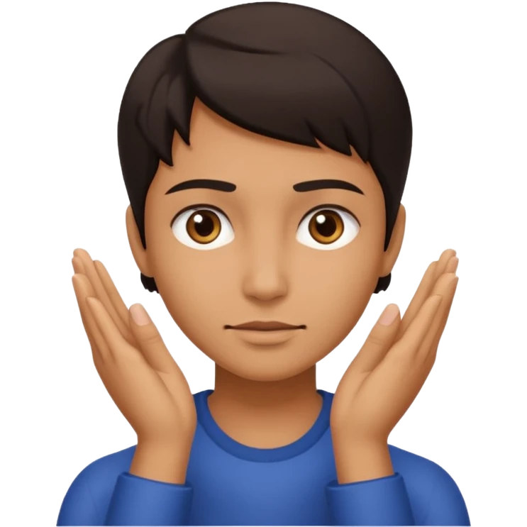 estas seguro preguntado  con mano en la cara de seguridad emoji