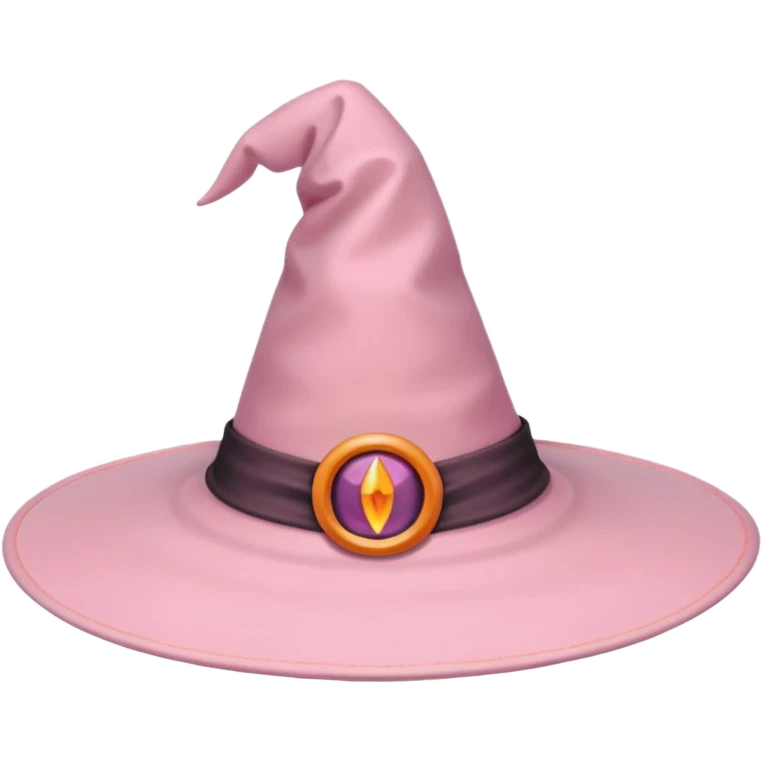 pastel pink orange witch hat aesthetic emoji