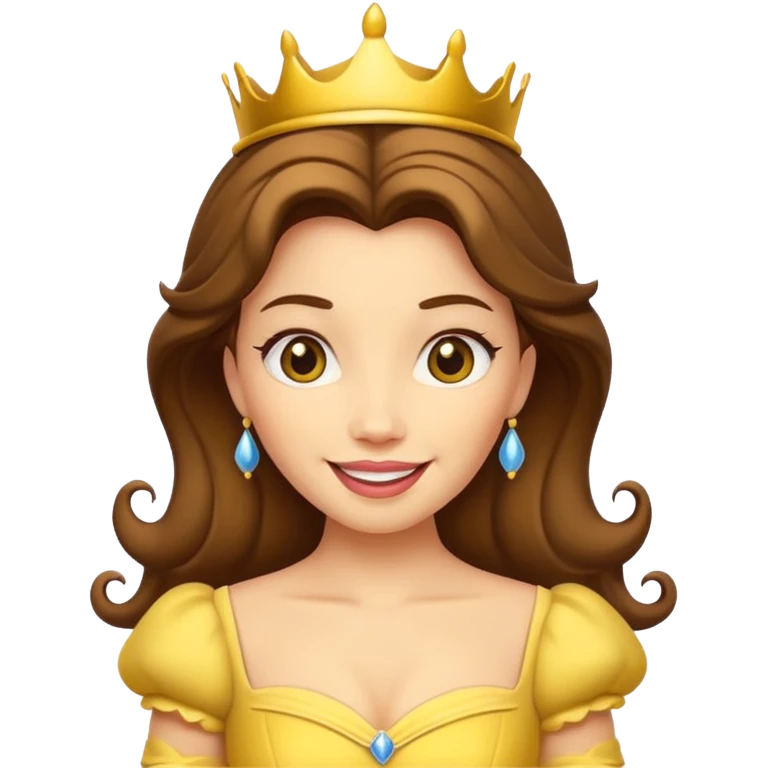 princess belle emoji not photo emoji