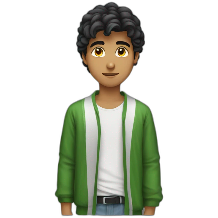Saudi teenager male emoji
