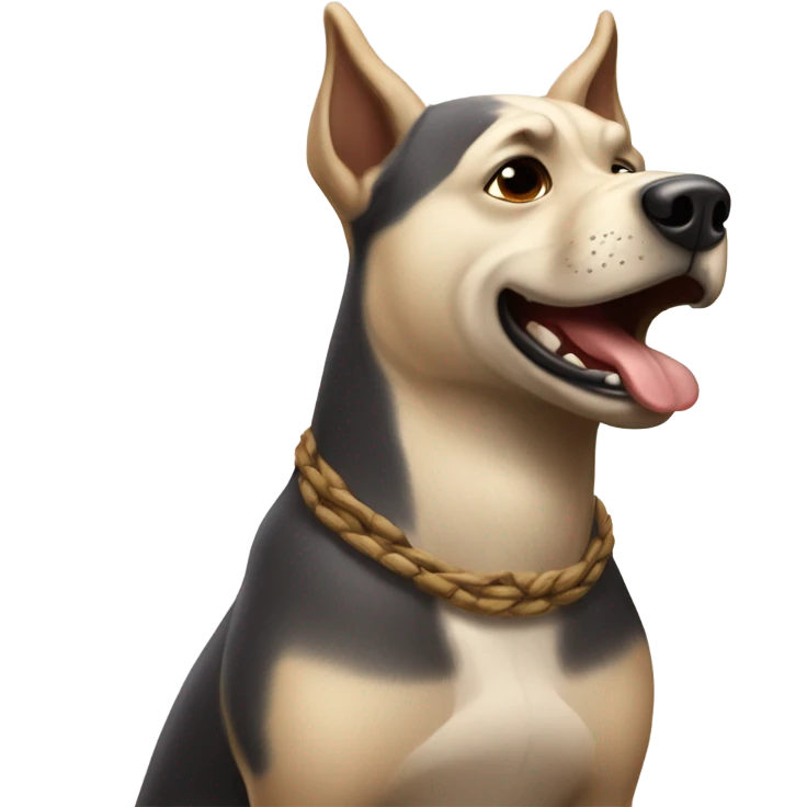 perro con cuernos emoji