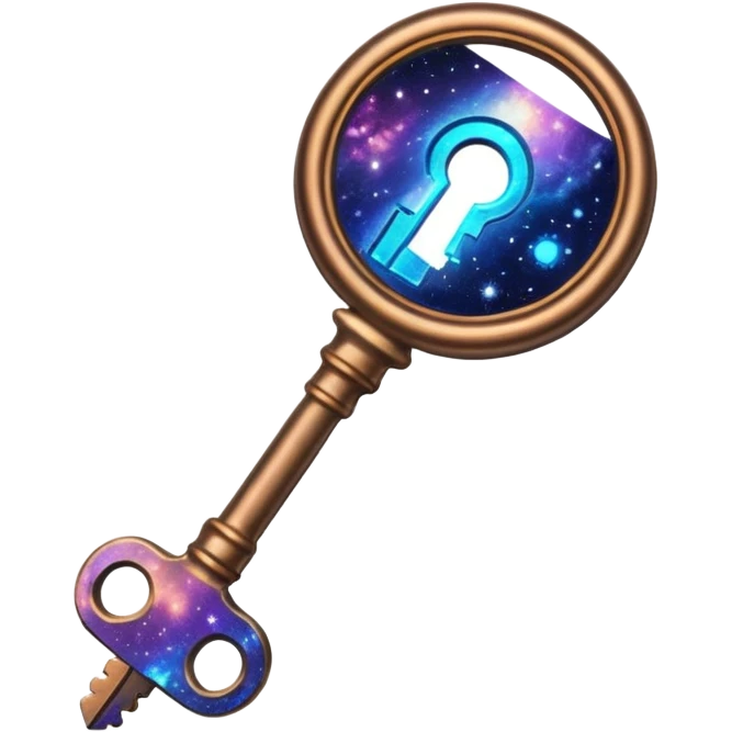 bronze key galaxy skin emoji
