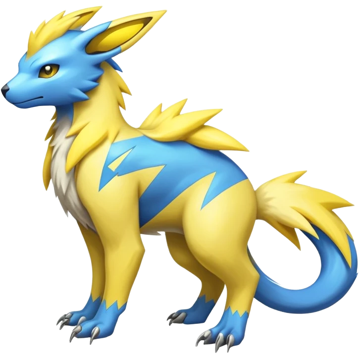 Manectric-Electrike-Fakémon-hybrid-creature (full body)  emoji