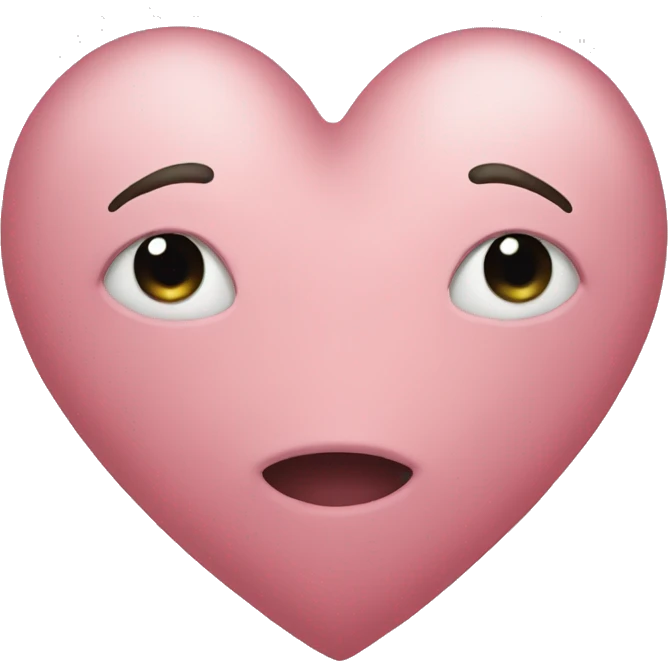 Clear heart emoji