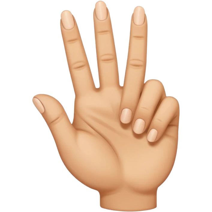 Smiling middle finger emoji