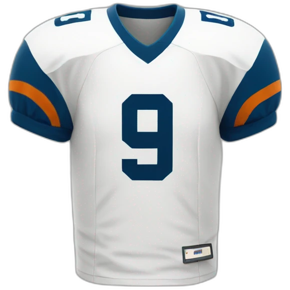 retro football jersey emoji