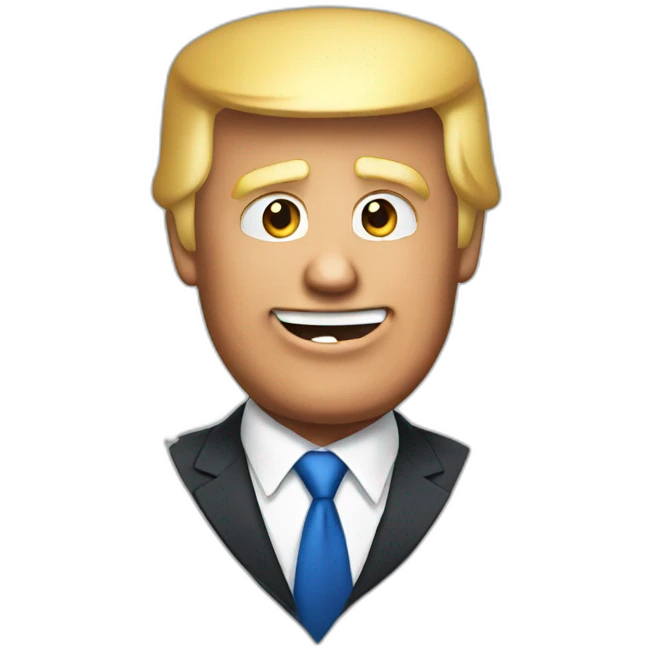 Trump saying lol  emoji
