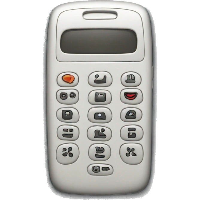 First ever cell phone emoji