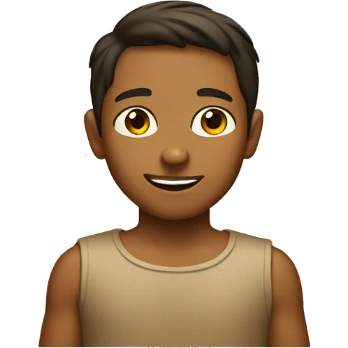Little tan kid  emoji
