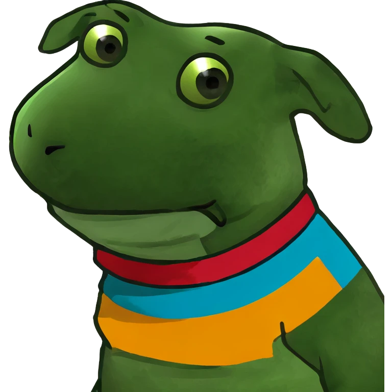 Dog wears a sweater emoji