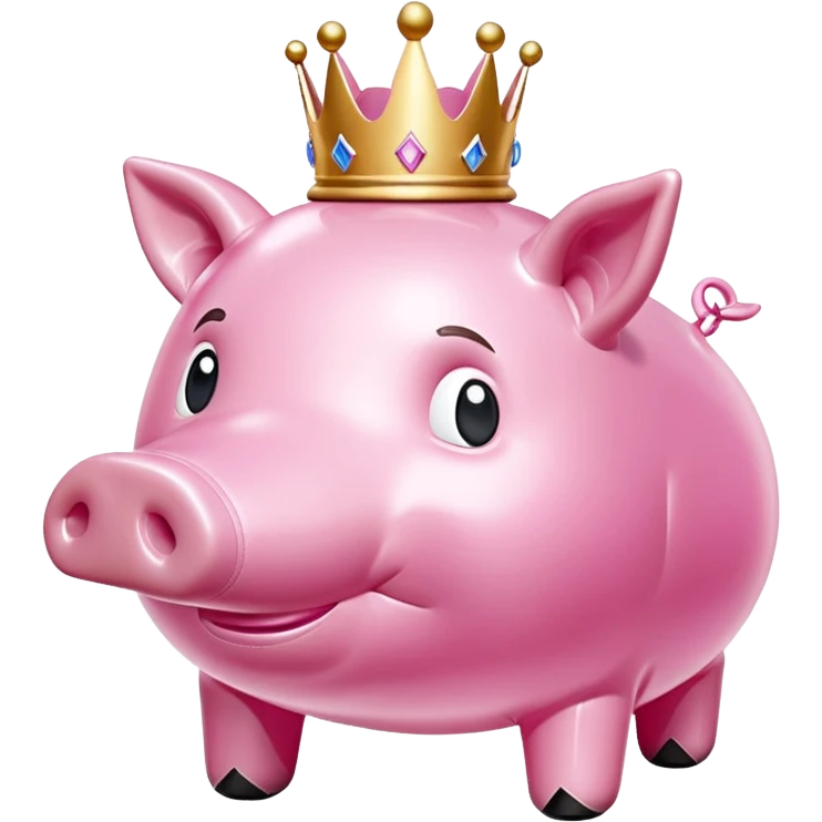  jeff koons inflatable princess pig  emoji