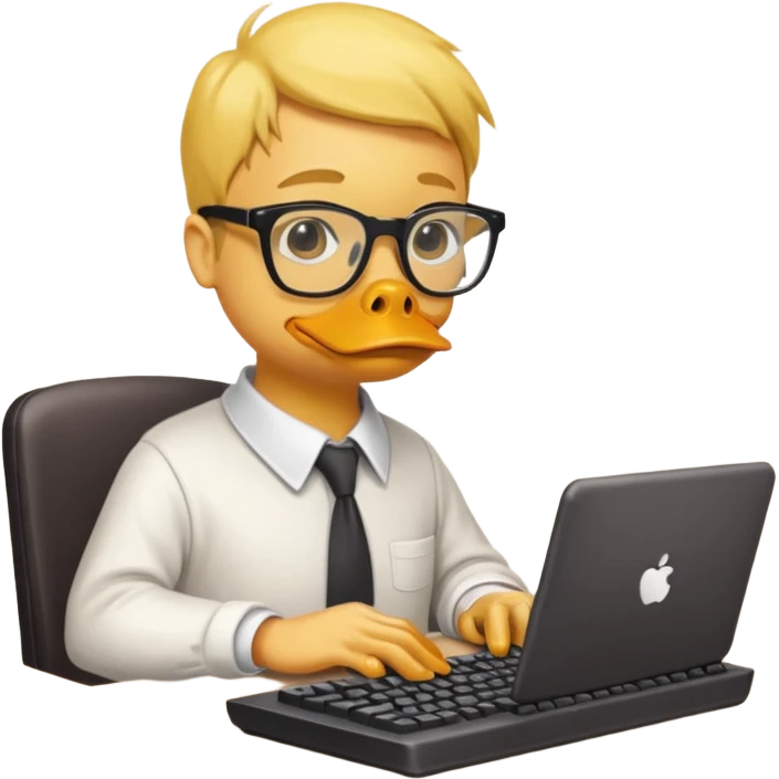 duck programmer emoji