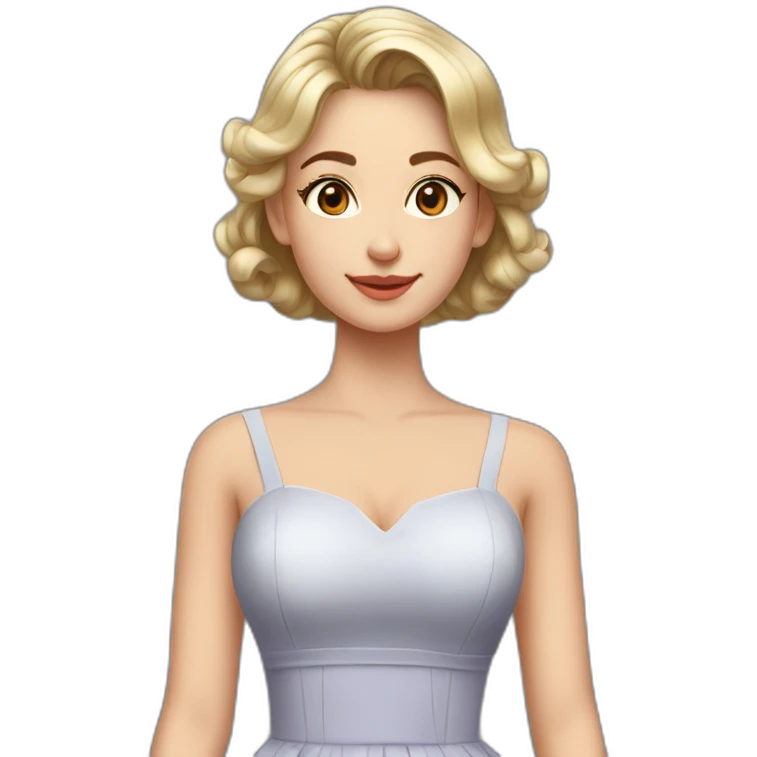 Anastasiya reshetova in dress emoji