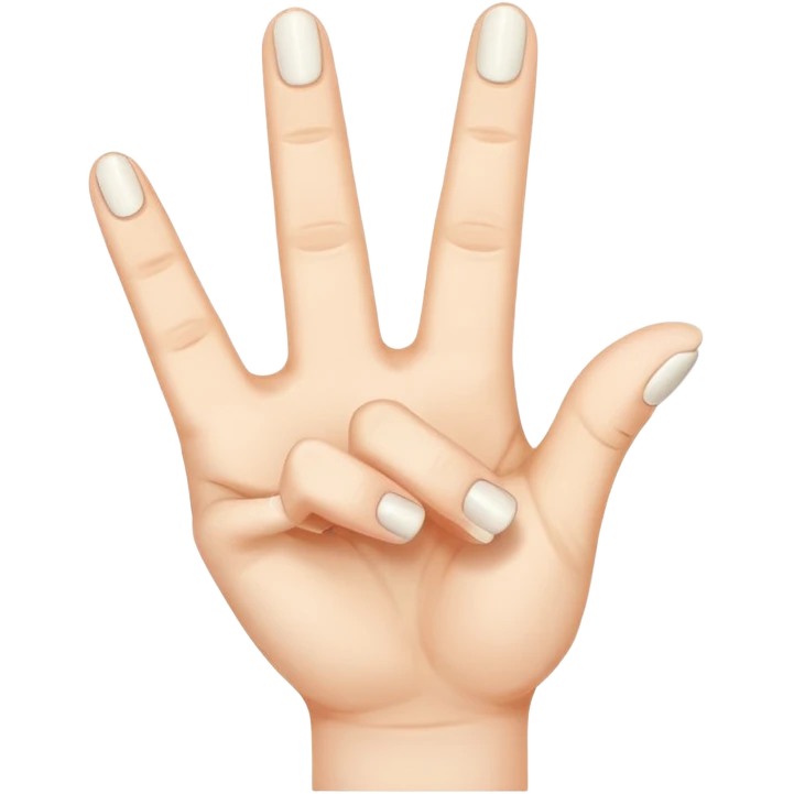 double middle finger  emoji