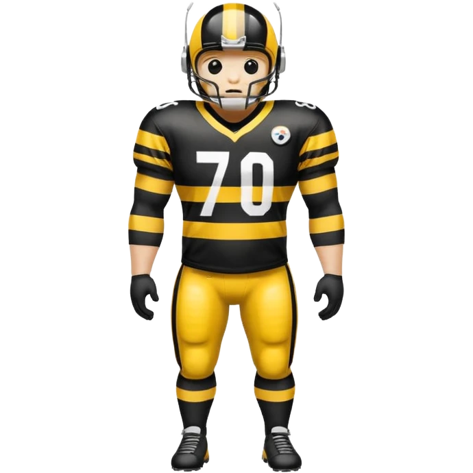 Steelers bumblebee uniform emoji