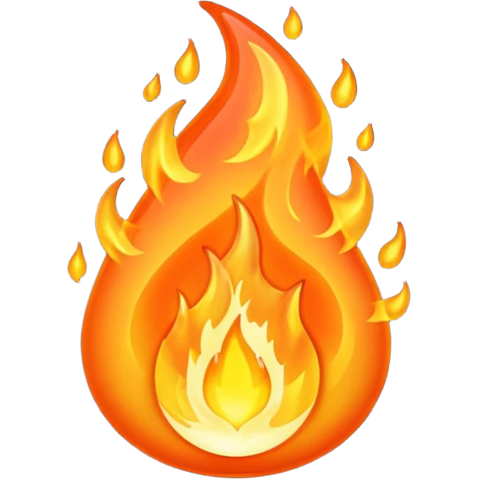 fire drop emoji