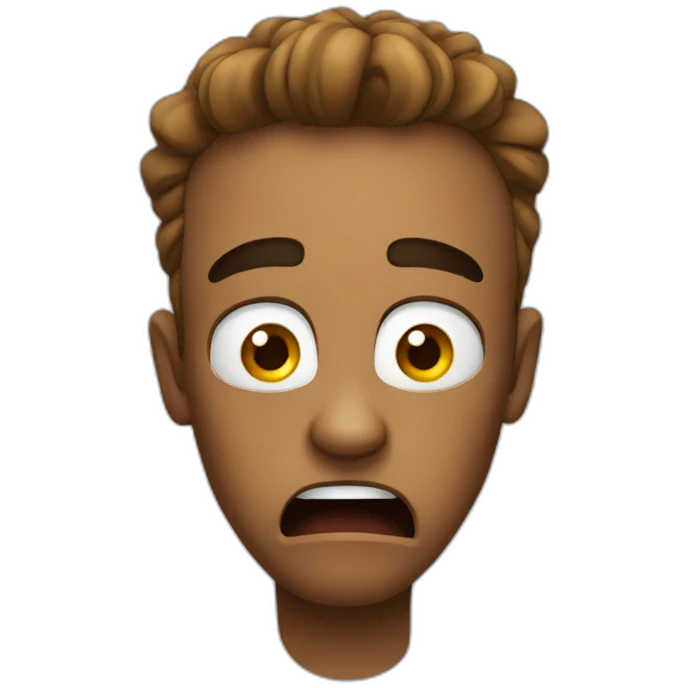 Scared emoji