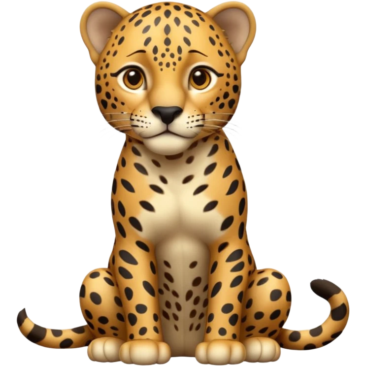 A high-resolution photo-realistic digital illustration of a young jaguar, chest upward A high-resolution, photo-realistic digital illustration of a majestic young jaguar emoji