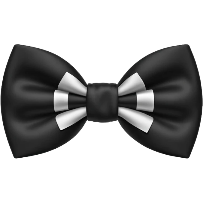 black bow tie  emoji