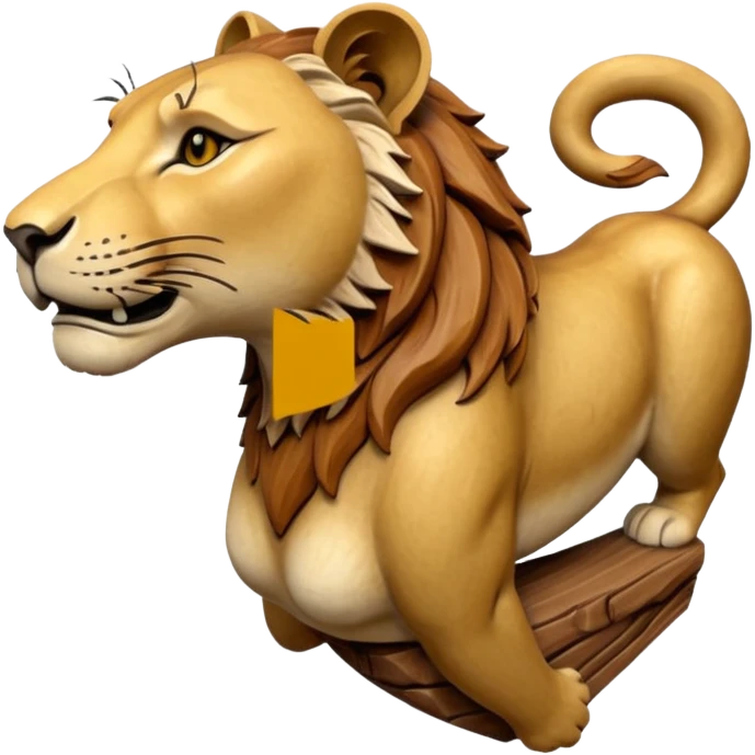 Figure de proue lionne emoji