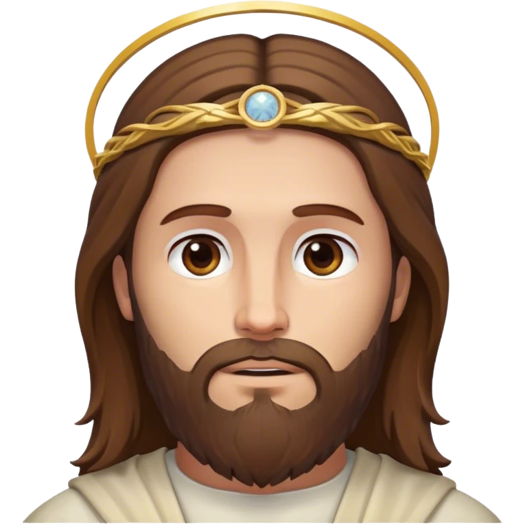 jesus with halo emoji