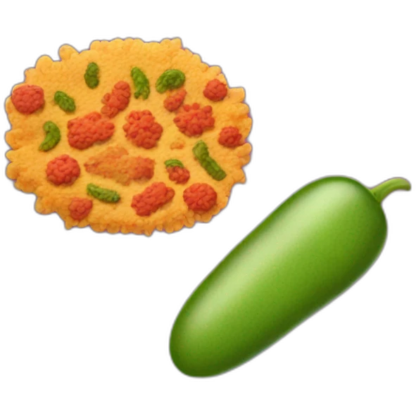 Indian food bacteria emoji