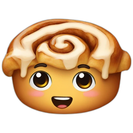 cinnamon roll emoji