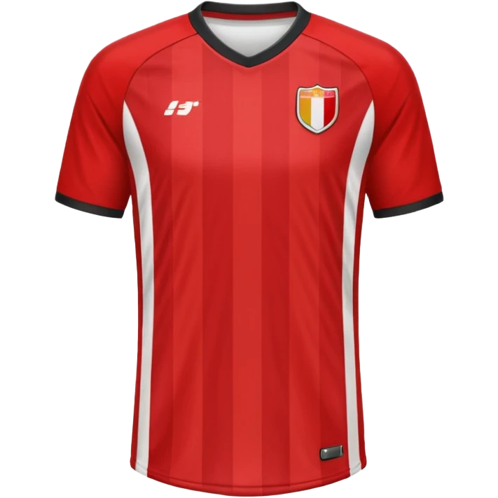 red soccer jersey emoji