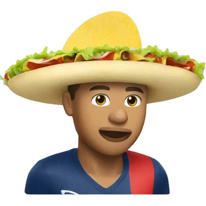 Mbappé mange tacos emoji