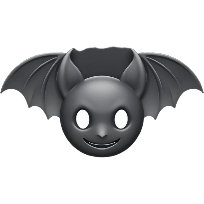 Make a emoji of bat logo pro level  emoji
