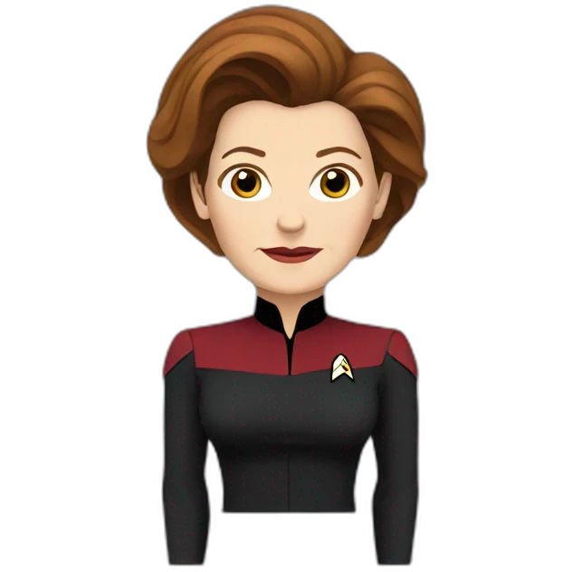 Captain Janeway Star Trek emoji