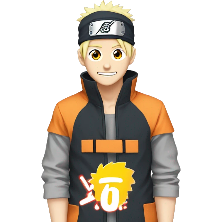 naruto having a 17 year old birthday par emoji